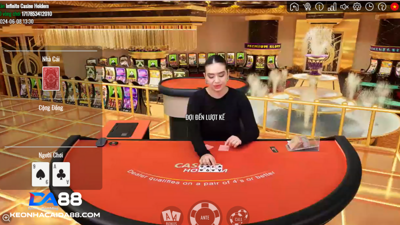 Poker casino DA88 ring thưởng lớn tại nhà cái